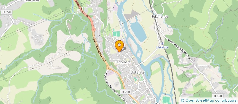 localisation de l'entreprise MONSIEUR DAMIEN BIARNEIX  USTARITZ