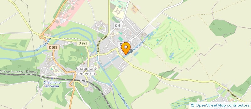 localisation de l'entreprise MONSIEUR DAMIEN BIGINI  CHAUMONT-EN-VEXIN