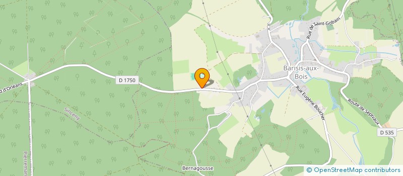 localisation de l'entreprise MONSIEUR DAMIEN BIGNE à BARISIS-AUX-BOIS
