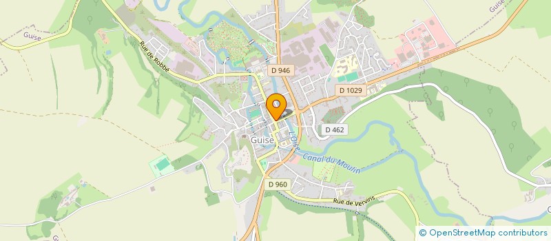 localisation de l'entreprise MONSIEUR DAMIEN BILLARD  GUISE