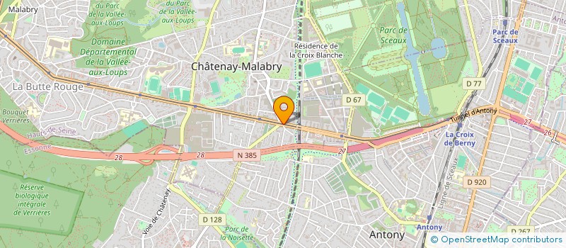 localisation de l'entreprise MONSIEUR DAMIEN BIRO  CHATENAY-MALABRY