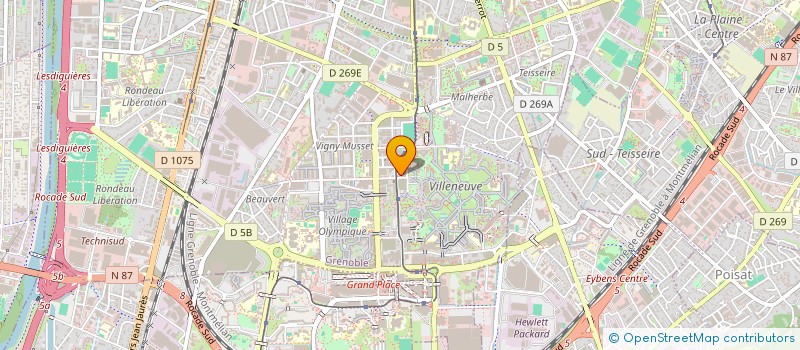 localisation de l'entreprise MONSIEUR DAMIEN BLANC  GRENOBLE