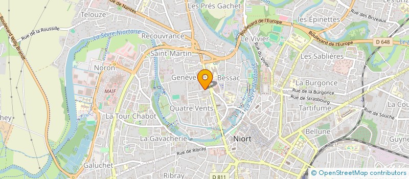 localisation de l'entreprise MONSIEUR DAMIEN BLANCHOT  FRONTENAY-ROHAN-ROHAN