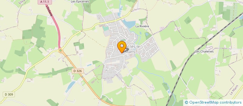 localisation de l'entreprise MONSIEUR DAMIEN BLIN  ETIVAL-LES-LE-MANS