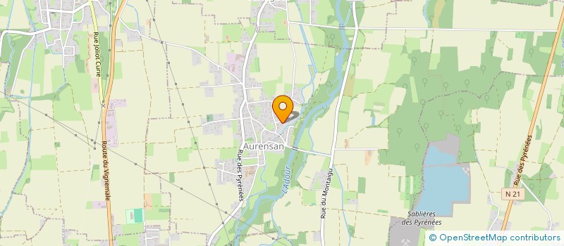 localisation de l'entreprise MONSIEUR DAMIEN BOER  AURENSAN