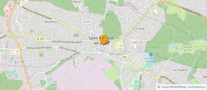 localisation de l'entreprise MONSIEUR DAMIEN BOIREAU  SAINT-AUBIN-DE-MEDOC