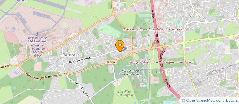 localisation de l'entreprise MONSIEUR DAMIEN BOLOGNINI  MERIGNAC