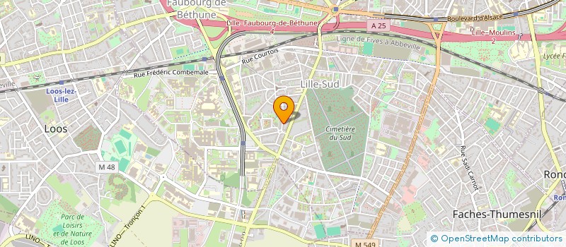 localisation de l'entreprise MONSIEUR DAMIEN BOMY  LILLE