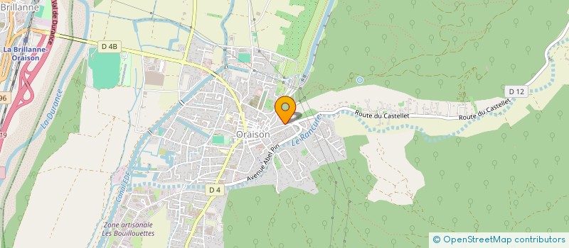 localisation de l'entreprise MONSIEUR DAMIEN BONNAFOUX  ORAISON