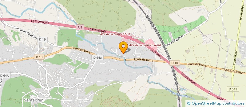 localisation de l'entreprise MONSIEUR DAMIEN BONNEFOND  VENTABREN