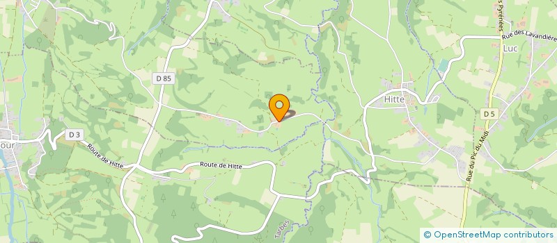 localisation de l'entreprise MONSIEUR DAMIEN BONNET  BERNAC-DESSUS