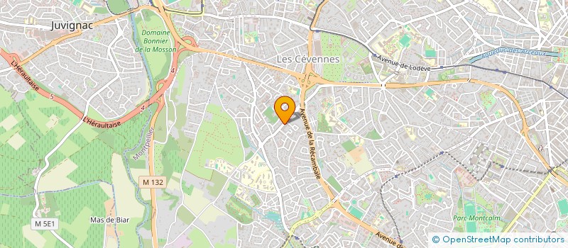 localisation de l'entreprise MONSIEUR DAMIEN BONNET à MONTPELLIER
