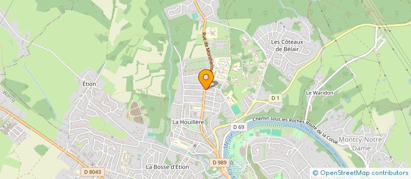 localisation de l'entreprise MONSIEUR DAMIEN BONTEMPS  CHARLEVILLE-MEZIERES