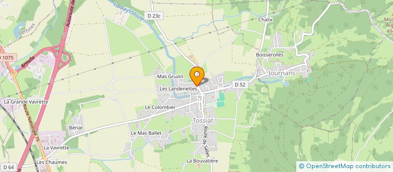 localisation de l'entreprise MONSIEUR DAMIEN BORNEAT à TOSSIAT