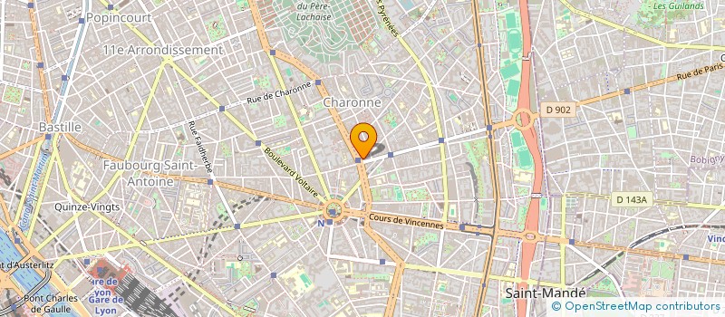 localisation de l'entreprise MONSIEUR DAMIEN BOTTA  PARIS