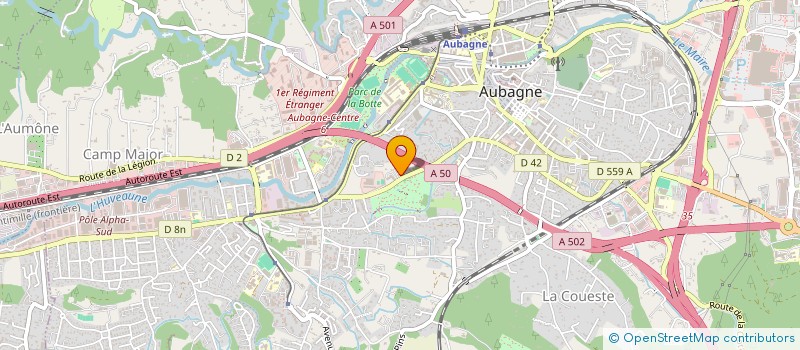 localisation de l'entreprise MONSIEUR DAMIEN BOUILLAUD à AUBAGNE
