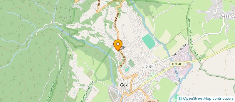 localisation de l'entreprise MONSIEUR DAMIEN BOUKHSOU  GEX