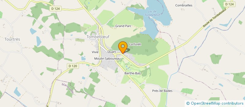 localisation de l'entreprise MONSIEUR DAMIEN BOULANGER  BIAS