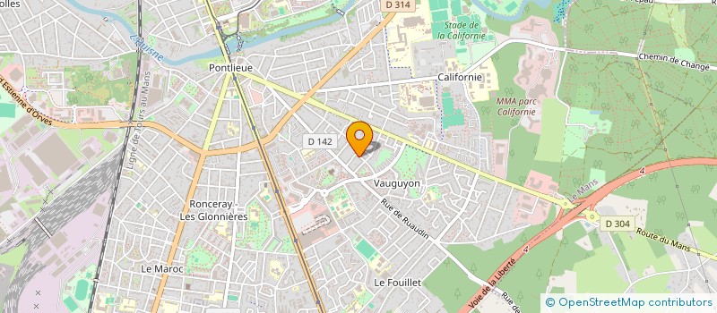 localisation de l'entreprise MONSIEUR DAMIEN BOULMET  LE MANS