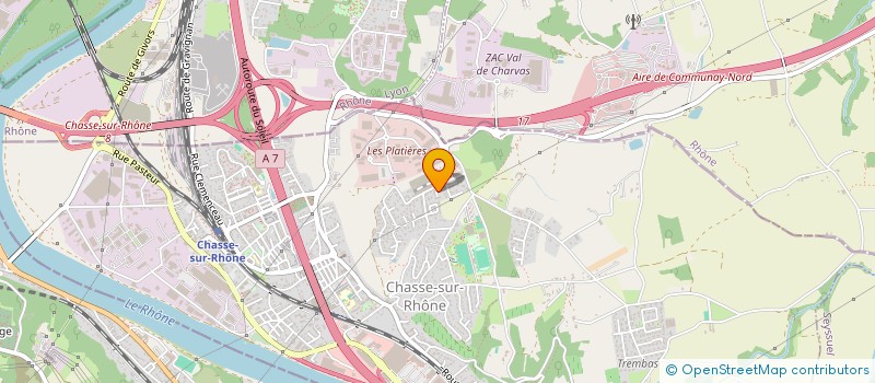 localisation de l'entreprise MONSIEUR DAMIEN BOUNOUADER à CHASSE-SUR-RHONE