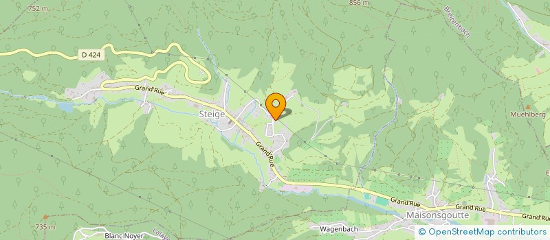 localisation de l'entreprise MONSIEUR DAMIEN BOUR  STEIGE