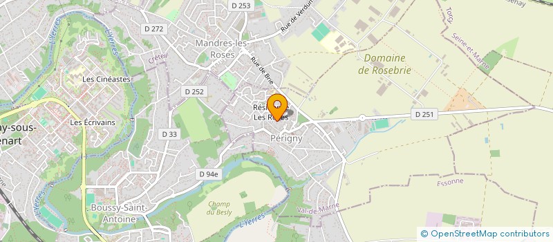 localisation de l'entreprise MONSIEUR DAMIEN BOURBON  PERIGNY