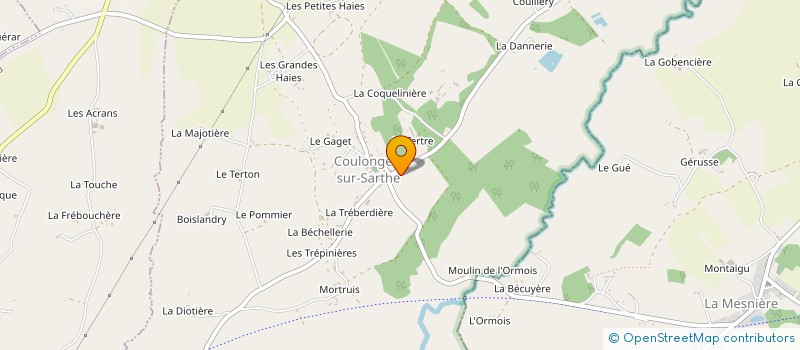 localisation de l'entreprise MONSIEUR DAMIEN BOURGOIN à COULONGES-SUR-SARTHE