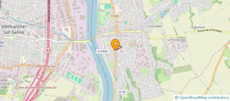 localisation de l'entreprise MONSIEUR DAMIEN BOURGUET  JASSANS-RIOTTIER