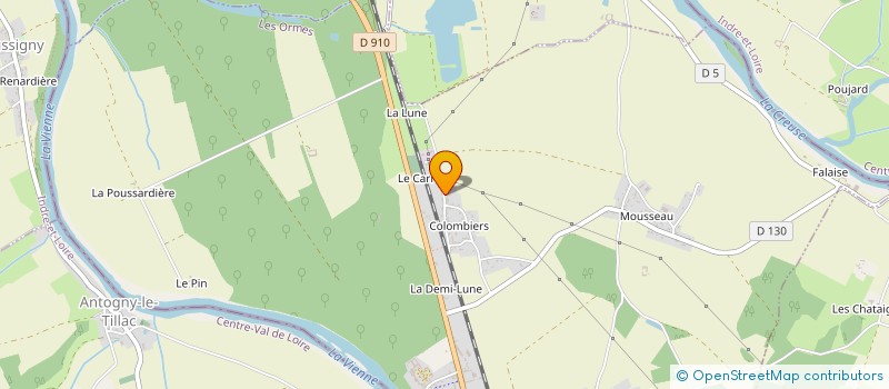 localisation de l'entreprise MONSIEUR DAMIEN BOURGUIGNON  LES ORMES