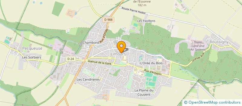 localisation de l'entreprise MONSIEUR DAMIEN BOURNEL  LIMOURS