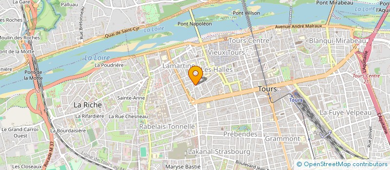 localisation de l'entreprise MONSIEUR DAMIEN BOUSSOT  TOURS