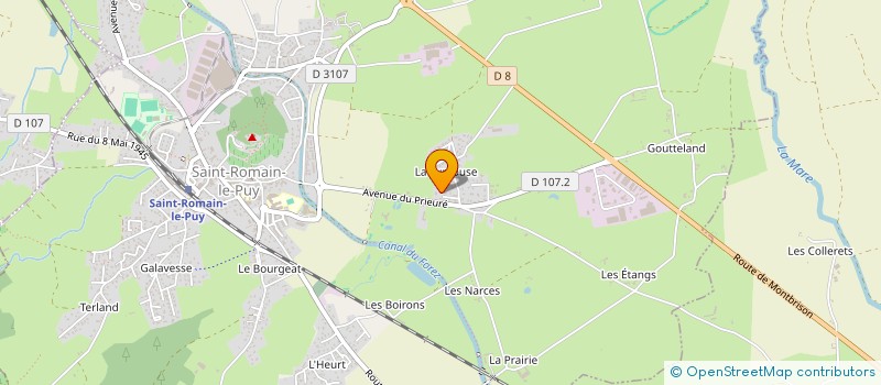 localisation de l'entreprise MONSIEUR DAMIEN BOUTE  SAINT-ROMAIN-LE-PUY