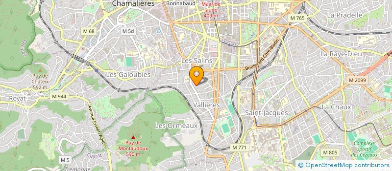 localisation de l'entreprise MONSIEUR DAMIEN BOUVIER à CLERMONT-FERRAND