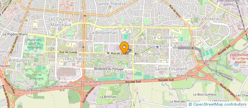 localisation de l'entreprise MONSIEUR DAMIEN BRAOUEZEC  RENNES