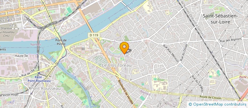 localisation de l'entreprise MONSIEUR DAMIEN BRAVO  SAINT-SEBASTIEN-SUR-LOIRE