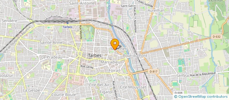 localisation de l'entreprise MONSIEUR DAMIEN BREGLER  TARBES