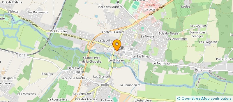 localisation de l'entreprise MONSIEUR DAMIEN BREILLAT  AZAY-LE-RIDEAU