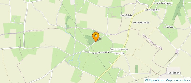 localisation de l'entreprise MONSIEUR DAMIEN BRET  SAINT-PIERRE-DES-IFS