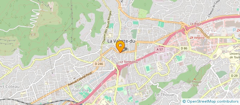 localisation de l'entreprise MONSIEUR DAMIEN BRINCAT à LA VALETTE-DU-VAR