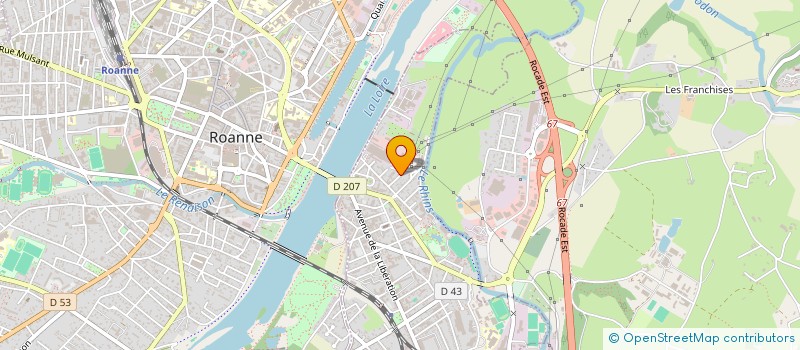 localisation de l'entreprise MONSIEUR DAMIEN BRIVET  LE COTEAU