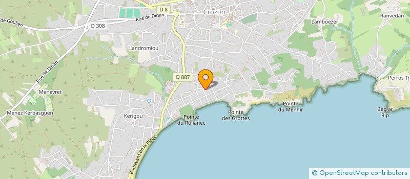 localisation de l'entreprise MONSIEUR DAMIEN BROCHU  CROZON