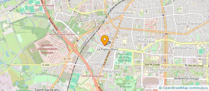 localisation de l'entreprise MONSIEUR DAMIEN BRODUSCH  SAINT-JACQUES-DE-LA-LANDE