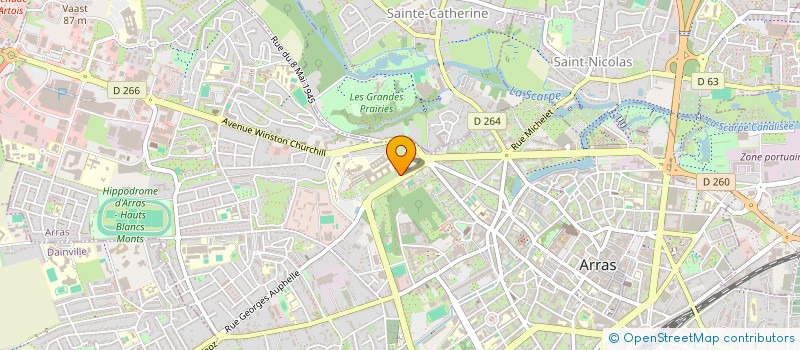 localisation de l'entreprise MONSIEUR DAMIEN BROUCQSAULT à ARRAS