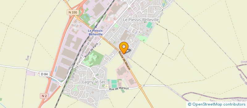 localisation de l'entreprise MONSIEUR DAMIEN BRUA  LAGNY-LE-SEC