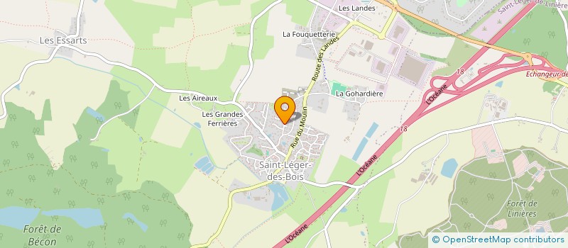 localisation de l'entreprise MONSIEUR DAMIEN BRUAND  SAINT-MARTIN-DU-FOUILLOUX