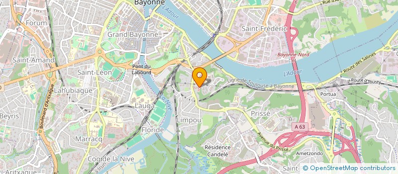 localisation de l'entreprise MONSIEUR DAMIEN BRULEFERT  BAYONNE