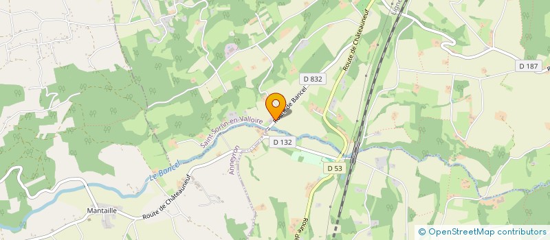 localisation de l'entreprise MONSIEUR DAMIEN BRUNET  SAINT-SORLIN-EN-VALLOIRE