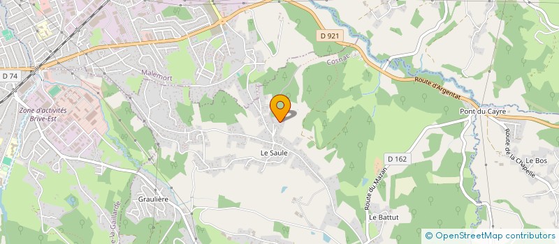 localisation de l'entreprise MONSIEUR DAMIEN BUCHE  COSNAC