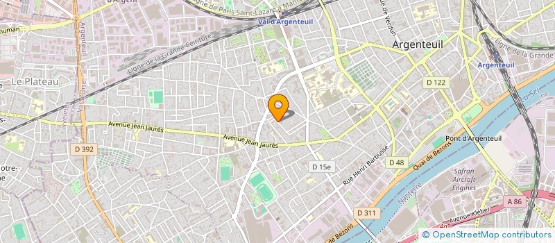 localisation de l'entreprise MONSIEUR DAMIEN BUCZYNSKI  ARGENTEUIL