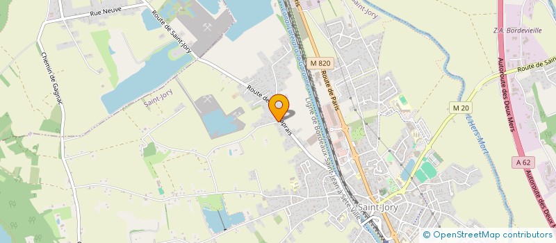 localisation de l'entreprise MONSIEUR DAMIEN BUDEL  SAINT-JORY